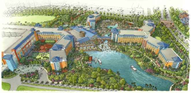 Universal Orlando revela el nuevo Loews Sapphire Falls Resort